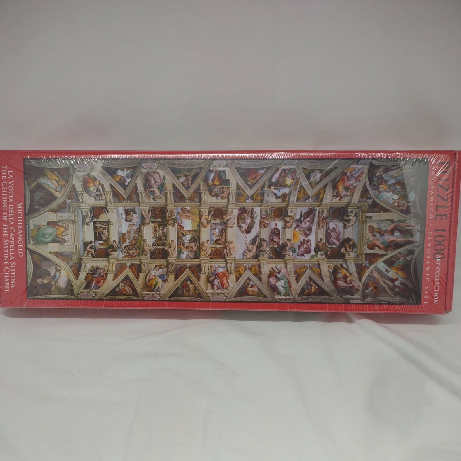 The Ceiling of Sistine Chapel by Michelangelo Panoramic 1000 PC Puzzle for  sale online | eBay