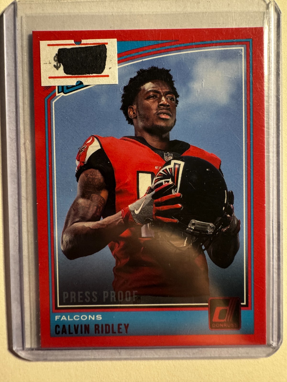 K264,576 - 2018 Donruss Press Proof Red #311 Calvin Ridley RR