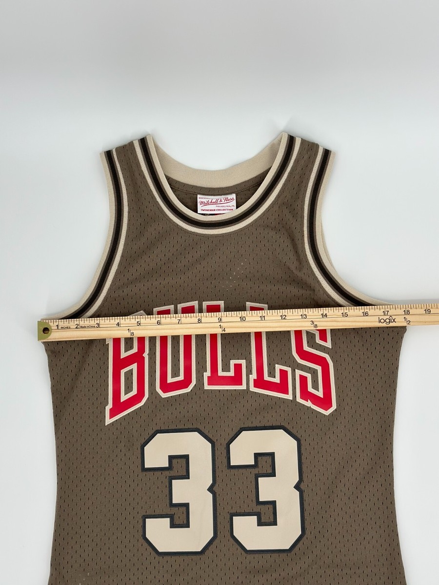 Mitchell &amp; Ness - 【NBAコレクション】BULLS 33 SCOTTIE PIPPEN Tee Mitchell & Ness Nba Chicago Bulls Scottie Pippen Script Tee