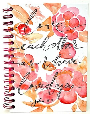 Inspirational Wirebound Journal Love Each Other As I Have Loved You John 15:12