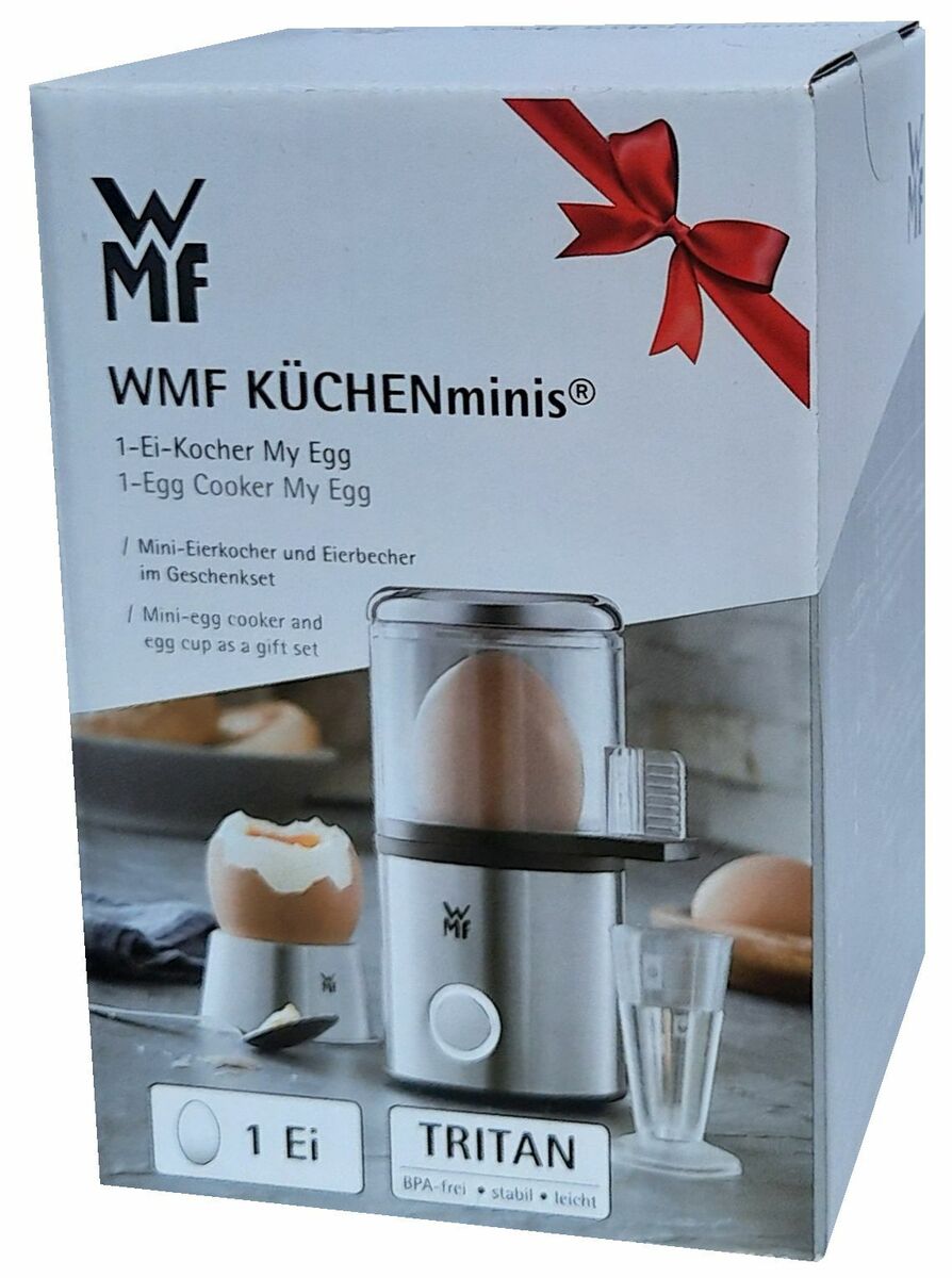 WMF KÜCHENminis 1-Ei-Kocher My Egg mit Eierbecher, 56 W, cromargan matt |  eBay