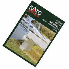Kato 23-019 N Scale Double Track Pier Set, Poured Concrete - New in Pack