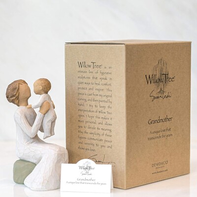 Grandmother Figurine - by Willow Tree  Sculpted Hand-Painted Figurine