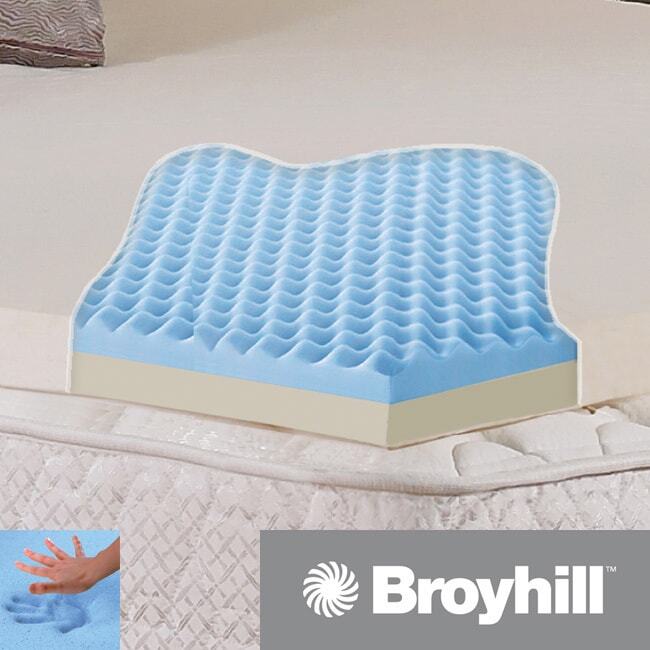 Broyhill Classic Dual layer 2 inch Gel Foam Mattress Topper