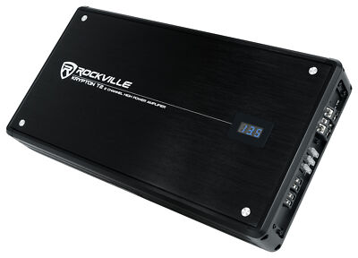 Rockville KRYPTON-T2 2800 Watt Peak/700w RMS 2 Channel Amplifier Car Amp
