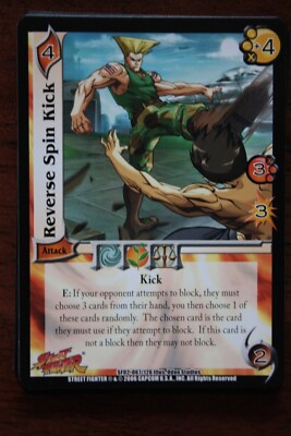 UFS Street Fighter Attack- ''Reverse Spin Kick''  SF02