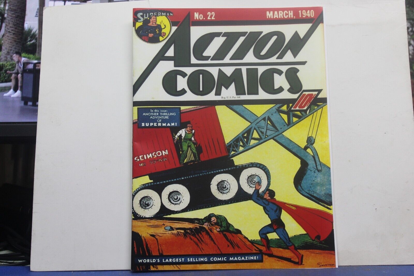 ACTION #22 & WONDER WOMAN #2 REPRODUCTION COVERS ONLY