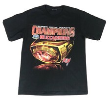 VTG Tampa Bay Buccaneers Super Bowl XXXVII Ring T-Shirt Black Adult Large