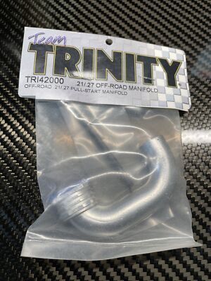 Trinity TRI42000 .21 .27 Off-Road Manifold Header Pipe Nitro RC Pull-start NOS
