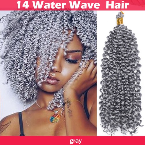 8"-28" Ombre Bundle Deep Wave Braid Hair Extensions Water Weave Crochet Braids - Picture 45 of 54
