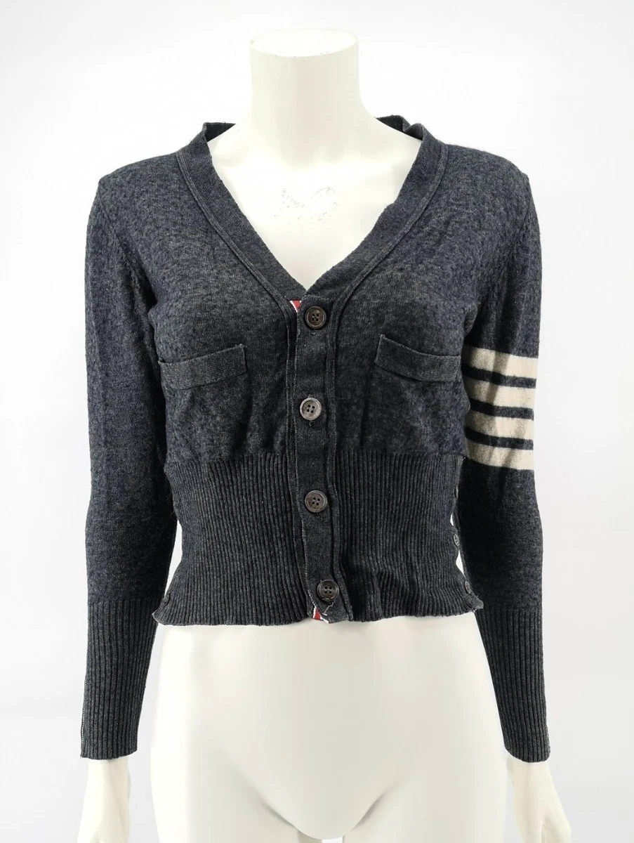 Thom browne shop cardigan womens