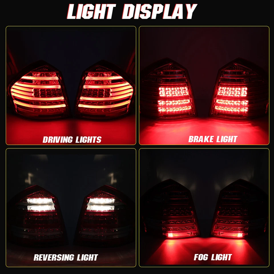 Left LED Tail Light Rear Lamp Passenger for Mercedes-Benz GL350 GL450 GL550 X164 - Image 3 of 4