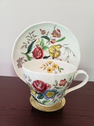 Copeland SPODE Great Britain Gainsborough FLAT CUP and SAUCER - Picture 4 of 12