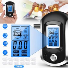 Alkoholtester Polizeigenau Alkoholmessgeräte + Mundstücken Profi Promilletester