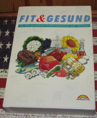 Fit und Gesund Ernährungsprogramm, PC, RETRO, OVP, Markt und Technik, Win 3.1