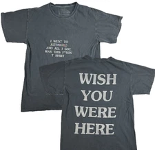 Travis Scott Astroworld Tour Tee 2016 Wish You Were Here All I Got Fade Shirt LG