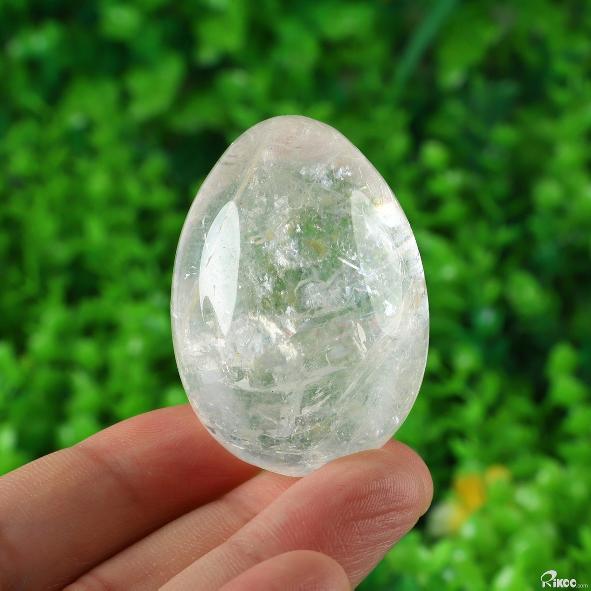 Quartz Rock Crystal Hand Carved Crystal Egg, Crystal Healing