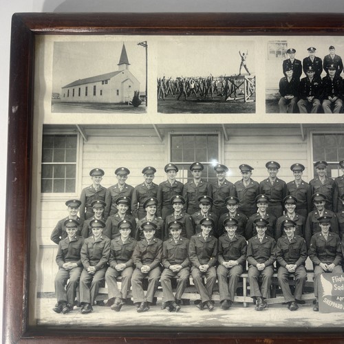 1949 Graduating Class Flight 254 Sqdn. 3774 Panoramic Sheppard Air Force Base - Picture 8 of 11