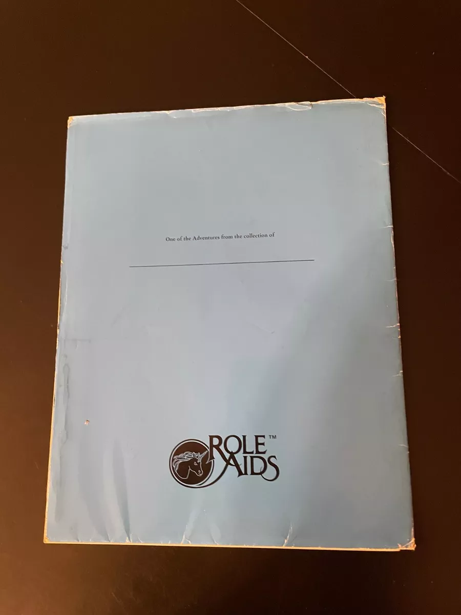 Mayfair Role Aids Nanorien Stones Blue Folder AD&D Module 1982 GD AF1