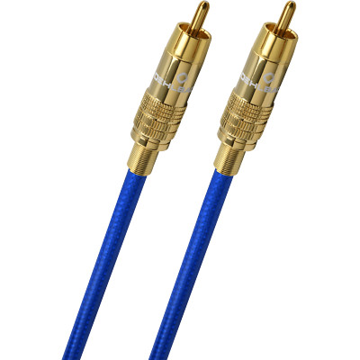 OEHLBACH NF 113 DI - Digitales Audio-Cinchkabel S/PDIF Koaxialkabel blau - 1,5m