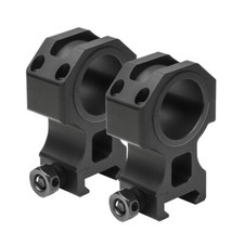 Tactical Series 30mm 1" Tall Height Scope Mount Rings Fits Picatinny Rails