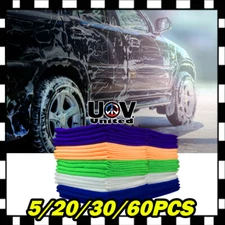 Bulk Pack Microfiber Cleaning Cloth Towel No-Scratch Rag Car Polishing Detailing