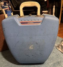Vintage Gladding Bowling Ball Case Blue With White Handles