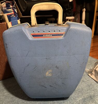 Vintage Gladding Bowling Ball Case Blue With White Handles | eBay