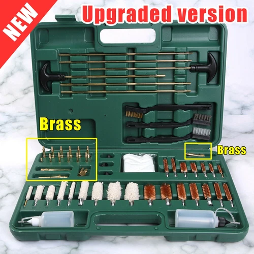 Universal Gun Cleaning Kit for Rifle Pistol Shotgun Muzzleloader for any Caliber