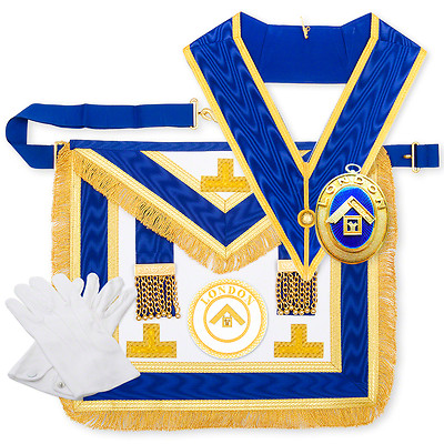 Lammfell Handwerk Provinz London Grand Rank komplettes Kleiderpaket Regalia LGR