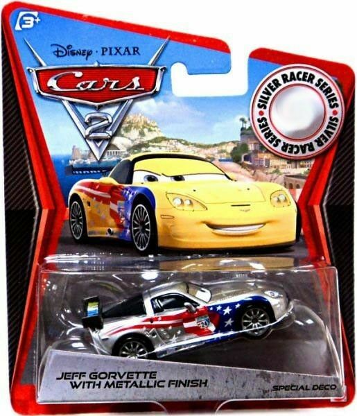 Disney Pixar Cars 2 Jeff Gorvette 5 Mattel Diecast for sale online