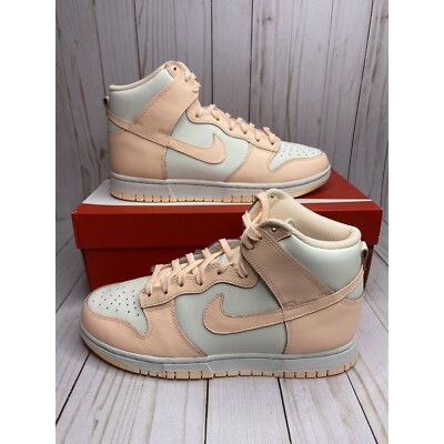 Nike Dunk High Sail Crimson Tint Womens Size 8.5 Rare Limited DD1869 104