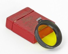 Leica Wetzlar Filter Yellow Slip On A36 Clamp On for Elmar Summar Nickel