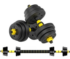 BILANCERE +2 MANUBRI DA 40 KG. SET MANUBRI REGOLABILI  Palestra  PESI 40 KG