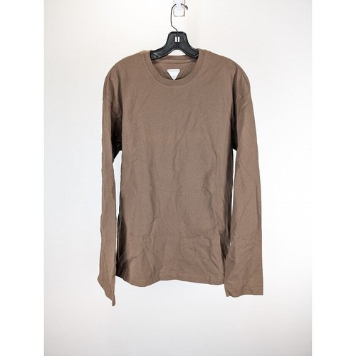 Bottega Veneta Sunrise Light Cotton T-Shirt in Brown BNWT L