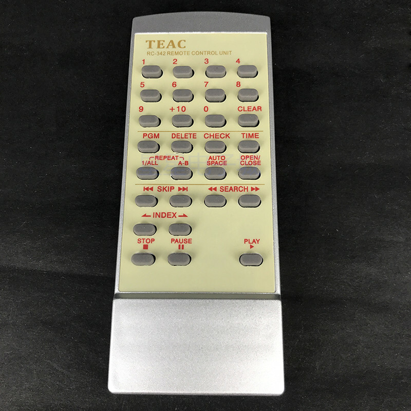 TEAC CDプレーヤー用リモコン(remote)適応機種：VRDS-25 TEAC VRDS-25 CDプレイヤー リモコン付属（ジャンク）