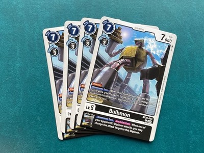 Bulbmon BT20-054 Playset Special Booster 2.5 Digimon Card Game x4 | eBay