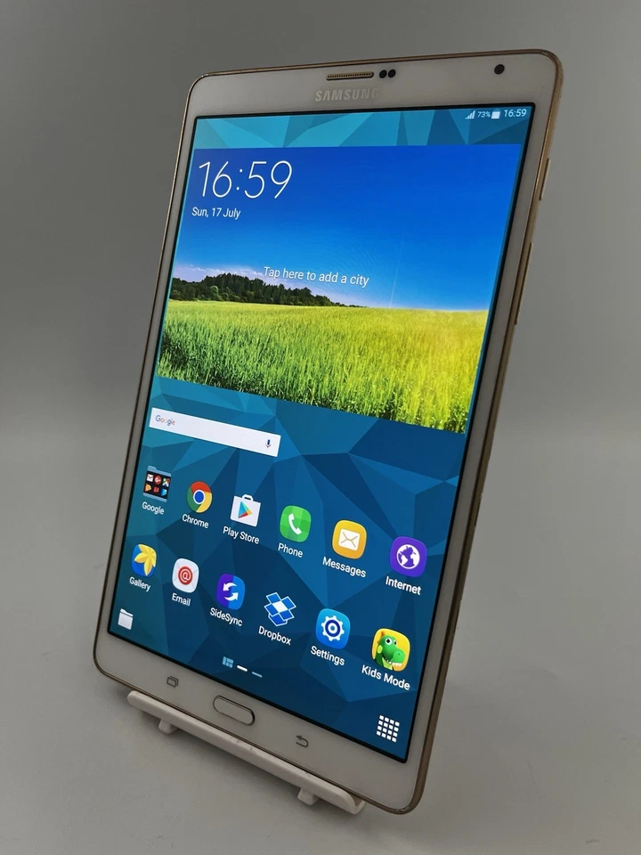 Samsung Galaxy Tab S SM-T705 White Unlocked  16GB 8.4" Android Tablet #i02 - Image 2 of 4