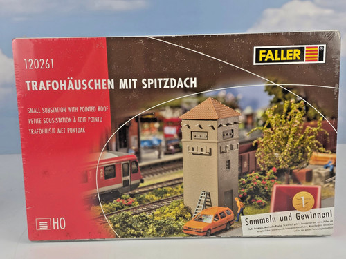 (7369) Faller H0 120261 casa transformadora con techo puntiagudo kit embalaje original | Condition: Neu