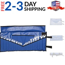 26 Pocket Wrench Roll-Up Pouch Organizer - SAE & Metric Tool Bag - Waterproof...