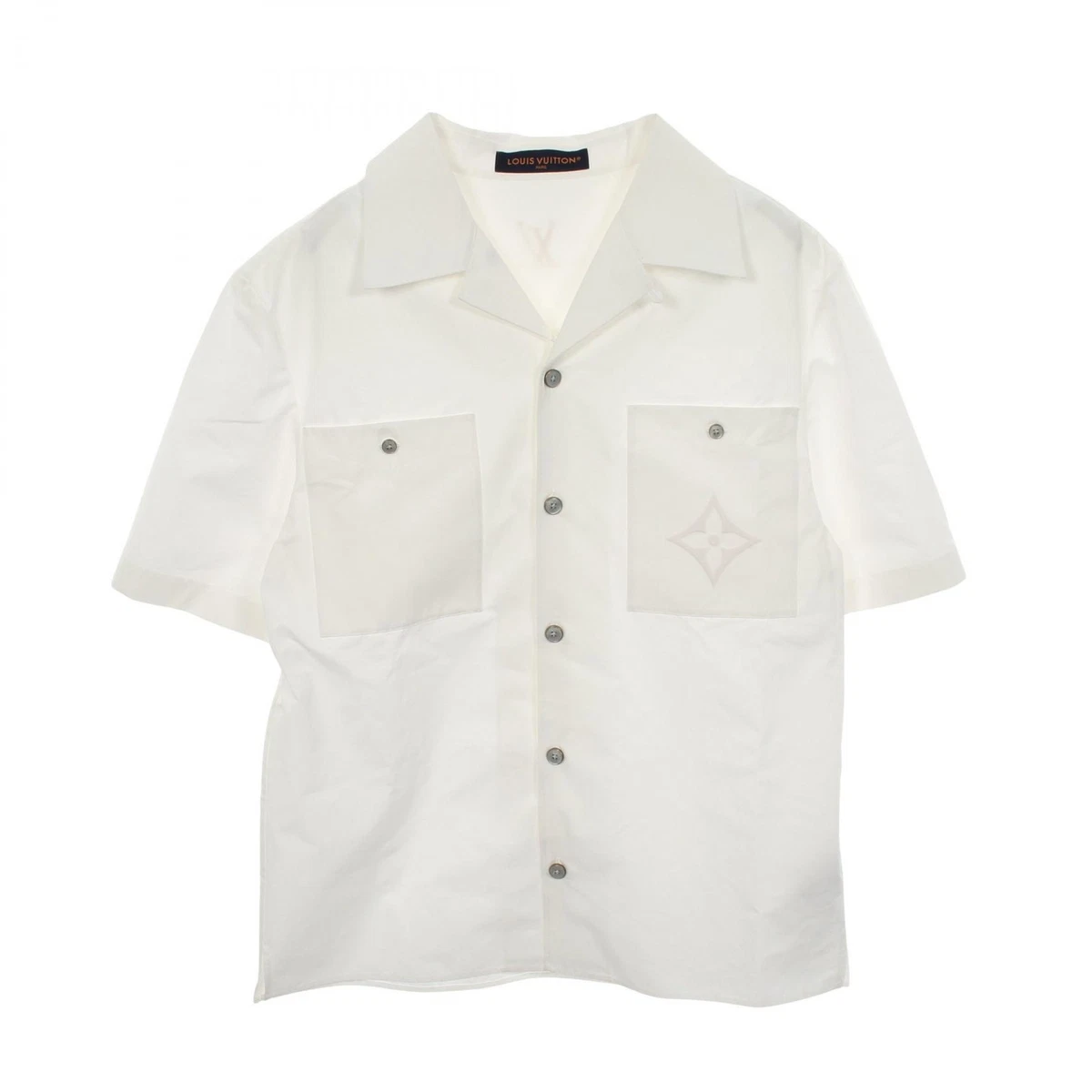 Louis Vuitton Cotton Short Sleeve Casual Button-Down Shirts for