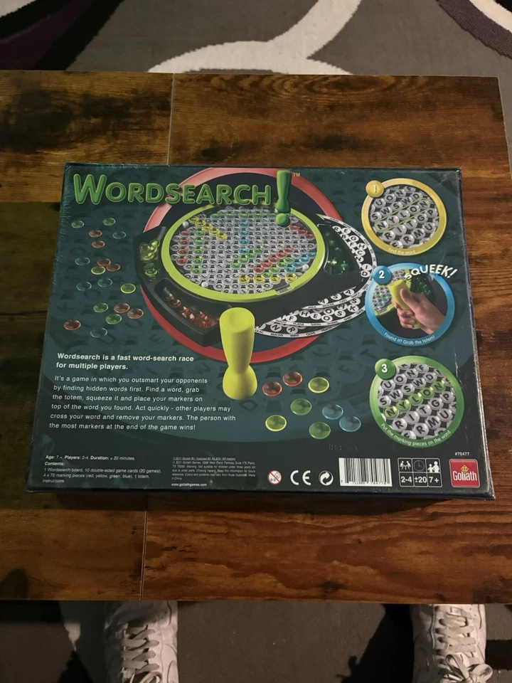 WORDSEARCH Multiplayer Game Family Board Game NEW Sealed - Image 2 of 4