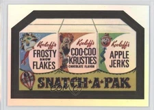 2014 Topps Chrome Wacky Packages Refractor Snatch-A-Pak #85 0c4