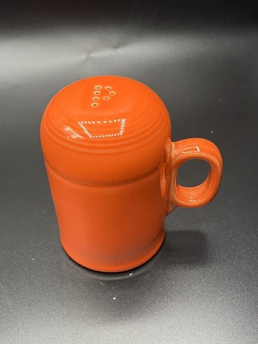 Fiestaware Fiesta Ceramic Pepper Shaker Extra Large Range Container Poppy Orange