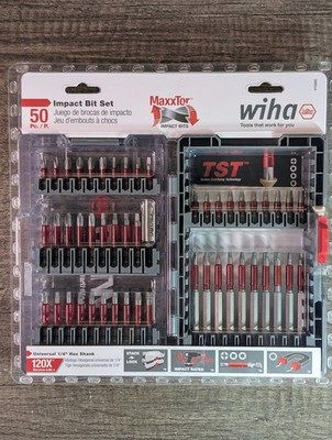 WIHA 50 Piece MaxxTor Impact Bit Set (76885)