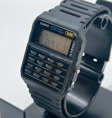 Casio Data Bank Watch Black CA-53W-1 Calculator Black Digital From