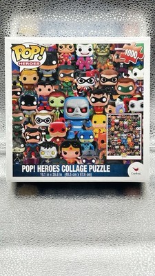 Cardinal FUNKO POP! HEROES COLLAGE Joker Batman Superman 1000 pc Puzzle - SEALED