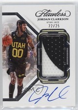 2022-23 Panini Flawless Vertical 22/25 Jordan Clarkson #VPA-JCK Patch Auto 0c3