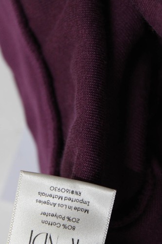 Suzie Kondi Girls Round Neck Long Sleeves Sweater Burgundy Size 7 - Picture 4 of 5