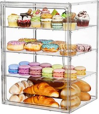 4 Tier Cupcake Stand Acrylic Cardboard Cupcake Tower Holder Dessert Pastry
